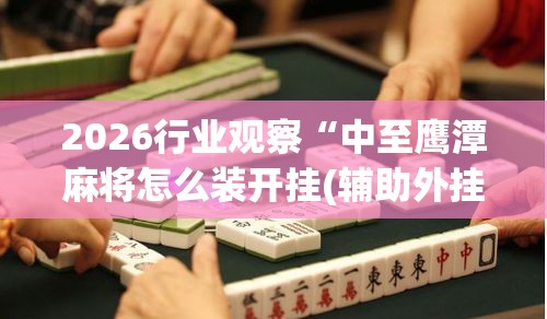 2026行业观察“中至鹰潭麻将怎么装开挂(辅助外挂+教程) 2026行业观察“中至鹰潭麻将怎么装开挂(辅助外挂+教程)