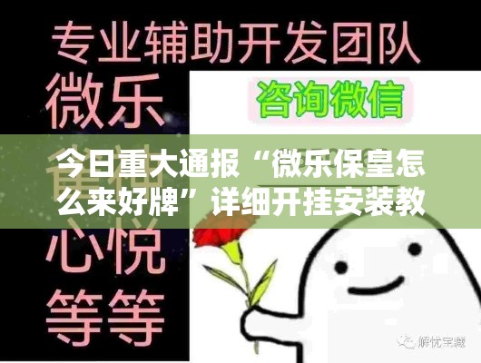 今日重大通报“微乐保皇怎么来好牌	”详细开挂安装教程