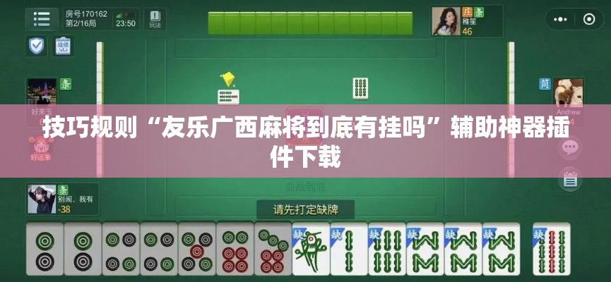 技巧规则“友乐广西麻将到底有挂吗”辅助神器插件下载