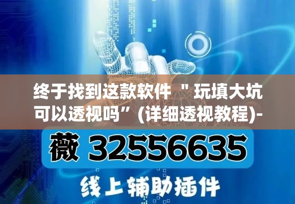 终于找到这款软件 ＂玩填大坑可以透视吗	”(详细透视教程)-