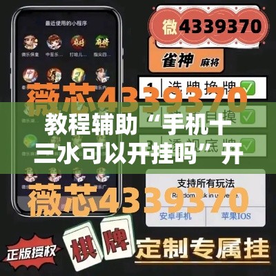 教程辅助“手机十三水可以开挂吗”开挂详细教程