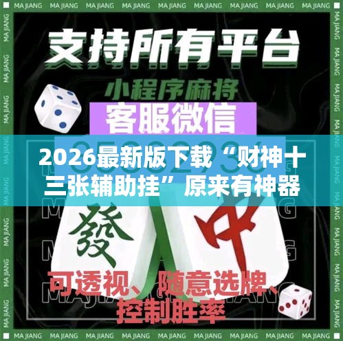 2026最新版下载“财神十三张辅助挂	”原来有神器下载