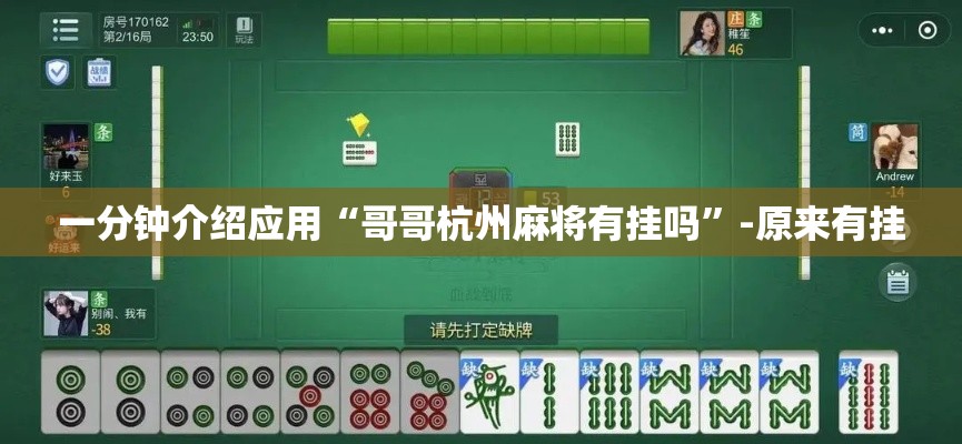 一分钟介绍应用“哥哥杭州麻将有挂吗”-原来有挂