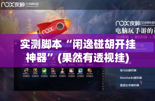 实测脚本“闲逸碰胡开挂神器”(果然有透视挂)
